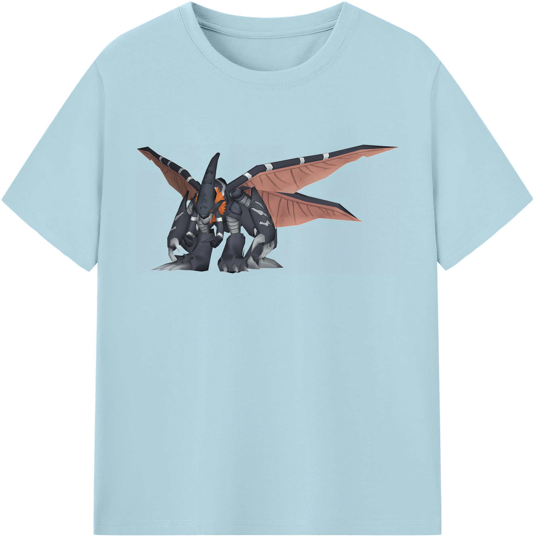 （画像用） Digimon デジタルモンスター/デジモン 綿100％半袖Tシャツ（フロントプリント）